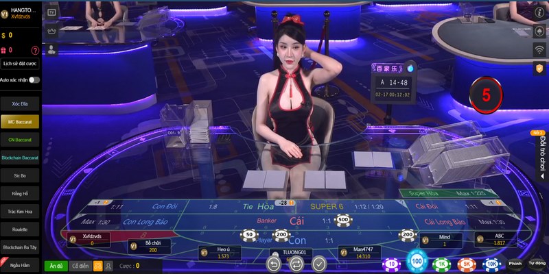 Trò chơi Baccarat tại Thabet88 vô cùng hấp dẫn